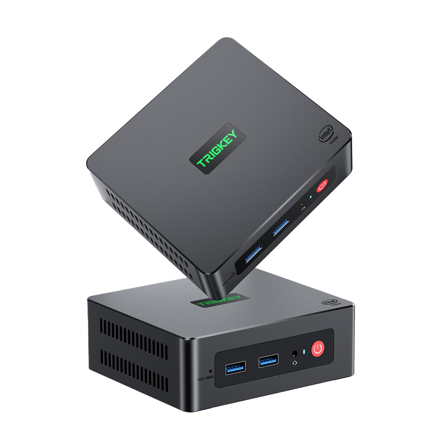 Mini PC TRIGKEY 12th Gen Intel Alder Lake-N100 16GB DDR4 3200MHz 500GB M.2 PCIe SSD Dual HDMI WiFi 6 BT 5.2 USB 3.2 Gen2, фото №3