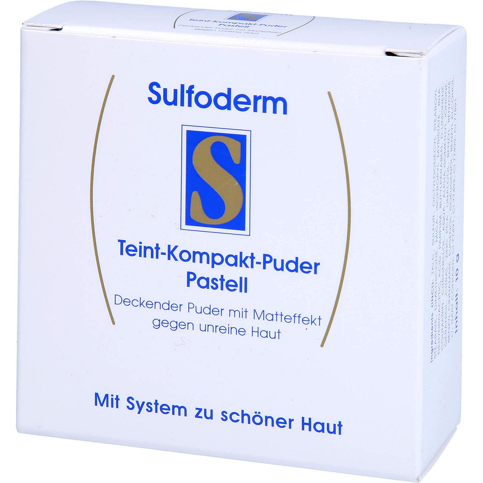 Пудра Sulfoderm S teint Compact 10 г, фото №4