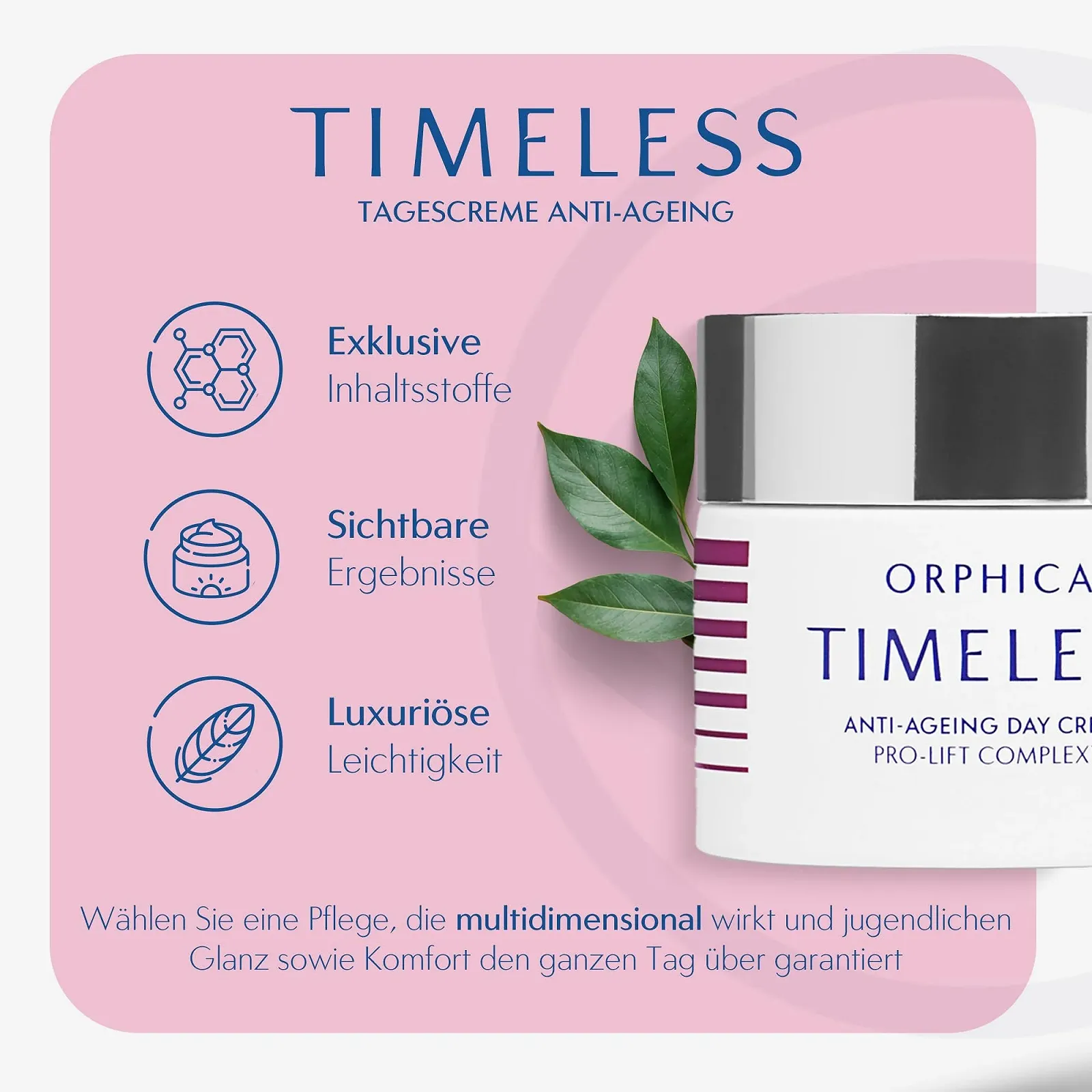 Крем для обличчя Orphica Timeless Anti-Ageing Cream антивіковий розгладжувальний зміцнювальний зволожувальний 50 мл, фото №5