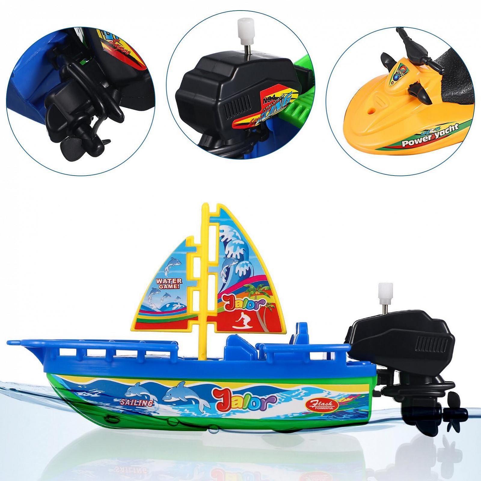 Набор игрушечных челноков для ванной, 6 шт., фото №5