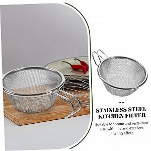 Сито VANZACK 5St Syrah Mesh-Löffel для процеживания йогурта, напитков, кофе, чая, из нержавеющей стали synthetic.ua - Фото 1