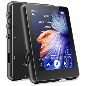 MP3-плеєр MECHEN 32GB Bluetooth 5.3, 2.4-дюймовий сенсорний екран, з лінійним записом, FM-радіо, динамік, підтримка до 128GB - Фото 1