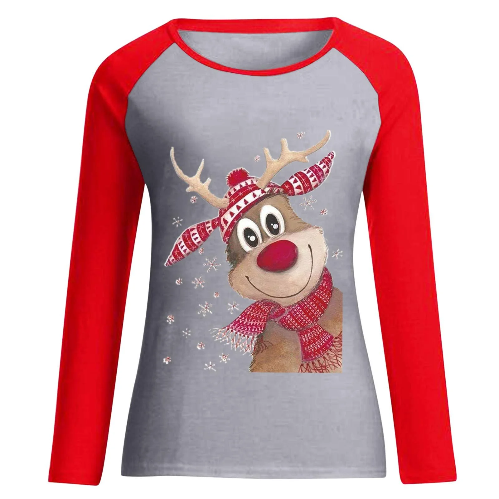 Різдвяний джемпер Qixiu для жінок Merry Top, фото №2