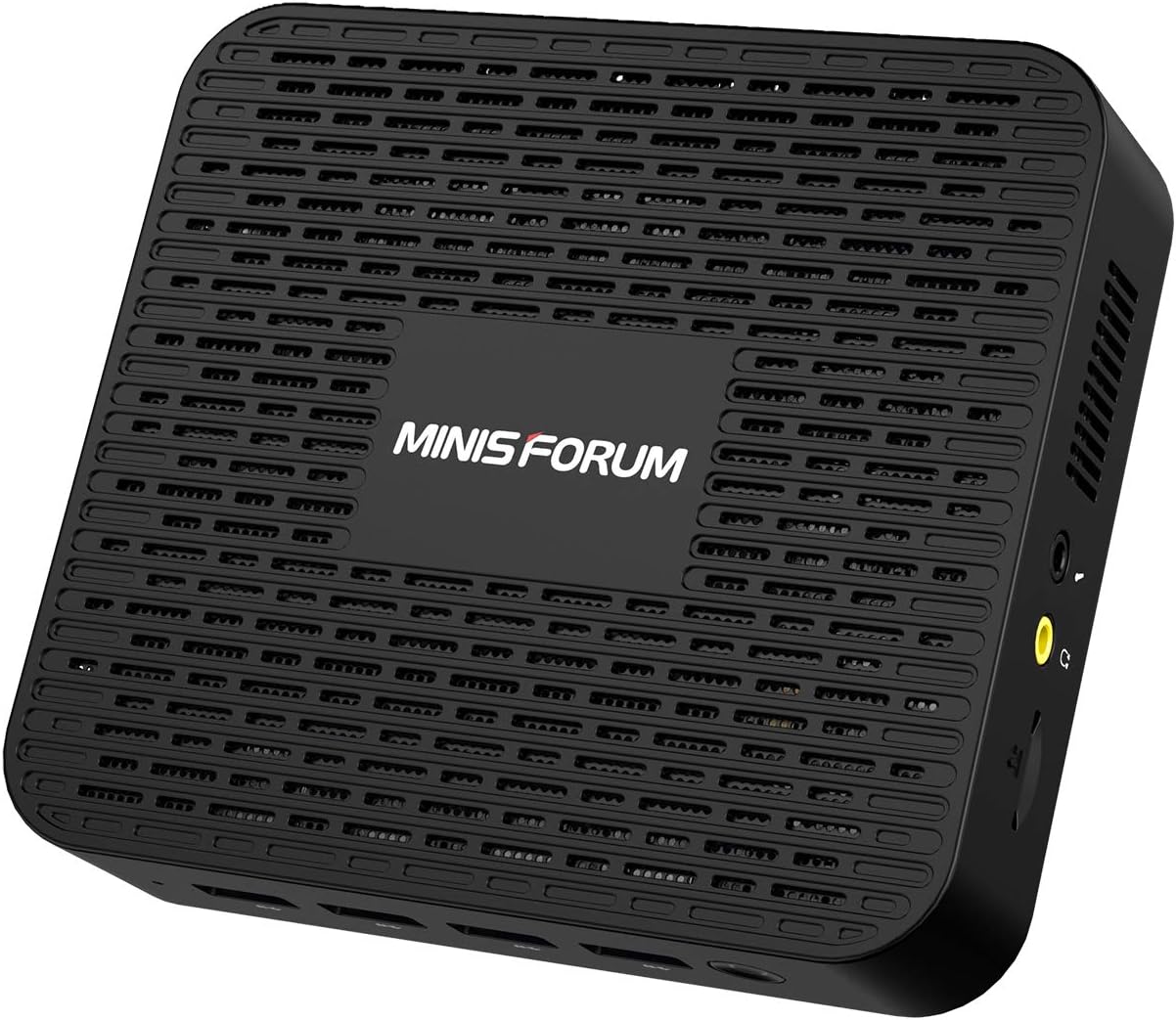 Міні ПК MINIS FORUM GK41 / Intel Celeron J4125 / RAM 8GB / SSD 256GB / HDMI / 2 х LAN / Wi-Fi 5 / Bluetooth 4.2 / Windows 11 / Чорний, фото №1