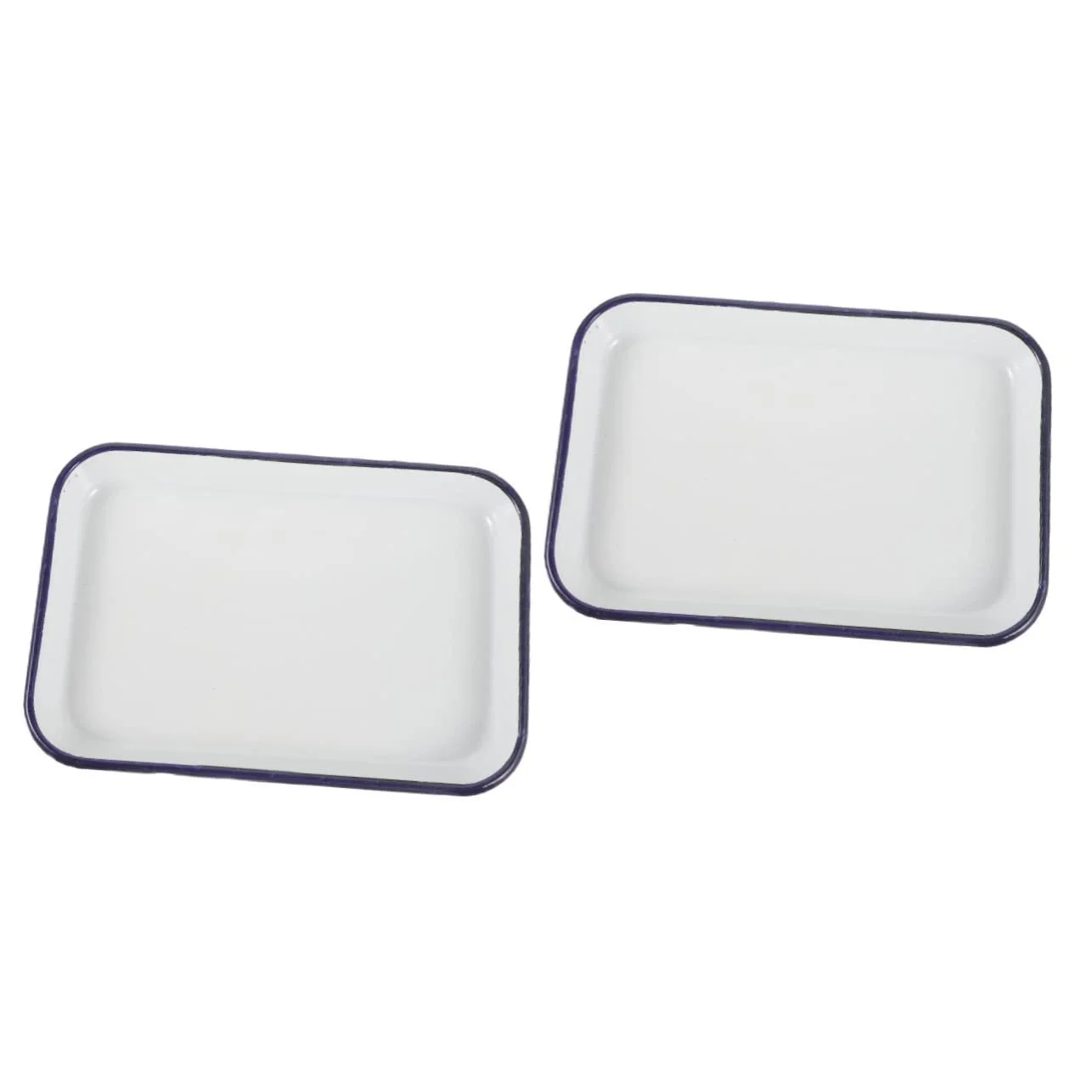 Набор форм для выпечки BESPORTBLE 2 шт. Эмалированные Прямоугольные Термостойкие Устойчивые к царапинам, фото №1