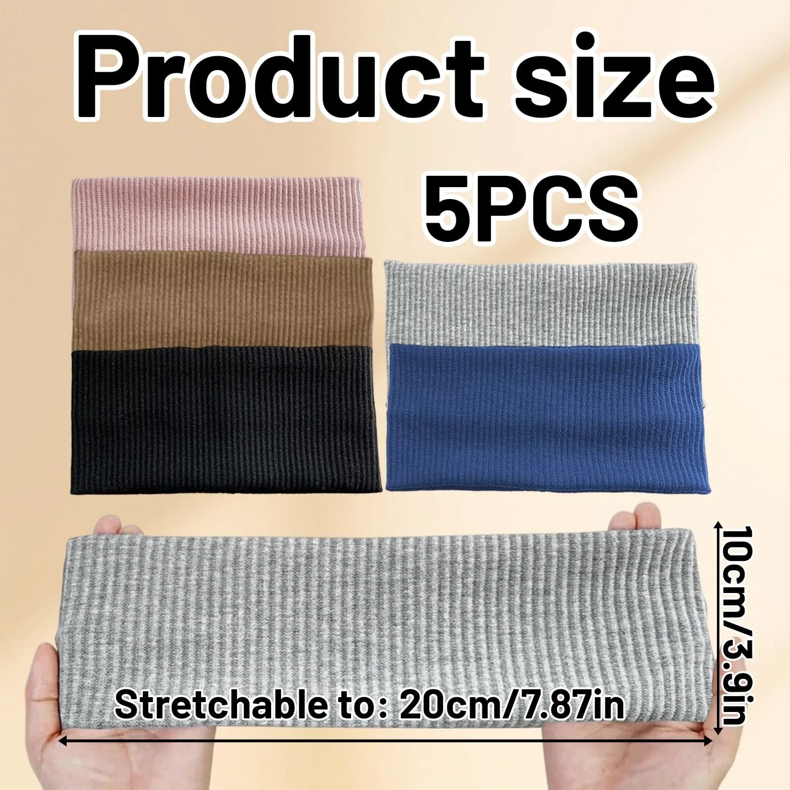 Пожилая Женская Повязка на Голову Хлопковая Нескользящая Эластичная Спортивная, фото №5