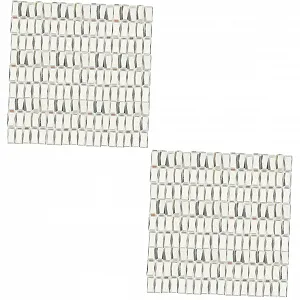 Плитка мозаїчна NUOBESTY 800 шт., скляна, біла - Фото 1