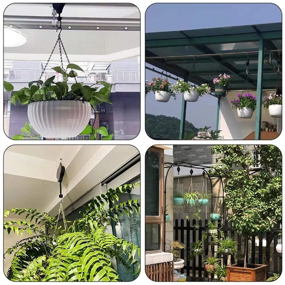 Выдвижные крючки для подвесных корзин MANGLI Набор 2 шт. Регулируемые, фото №7