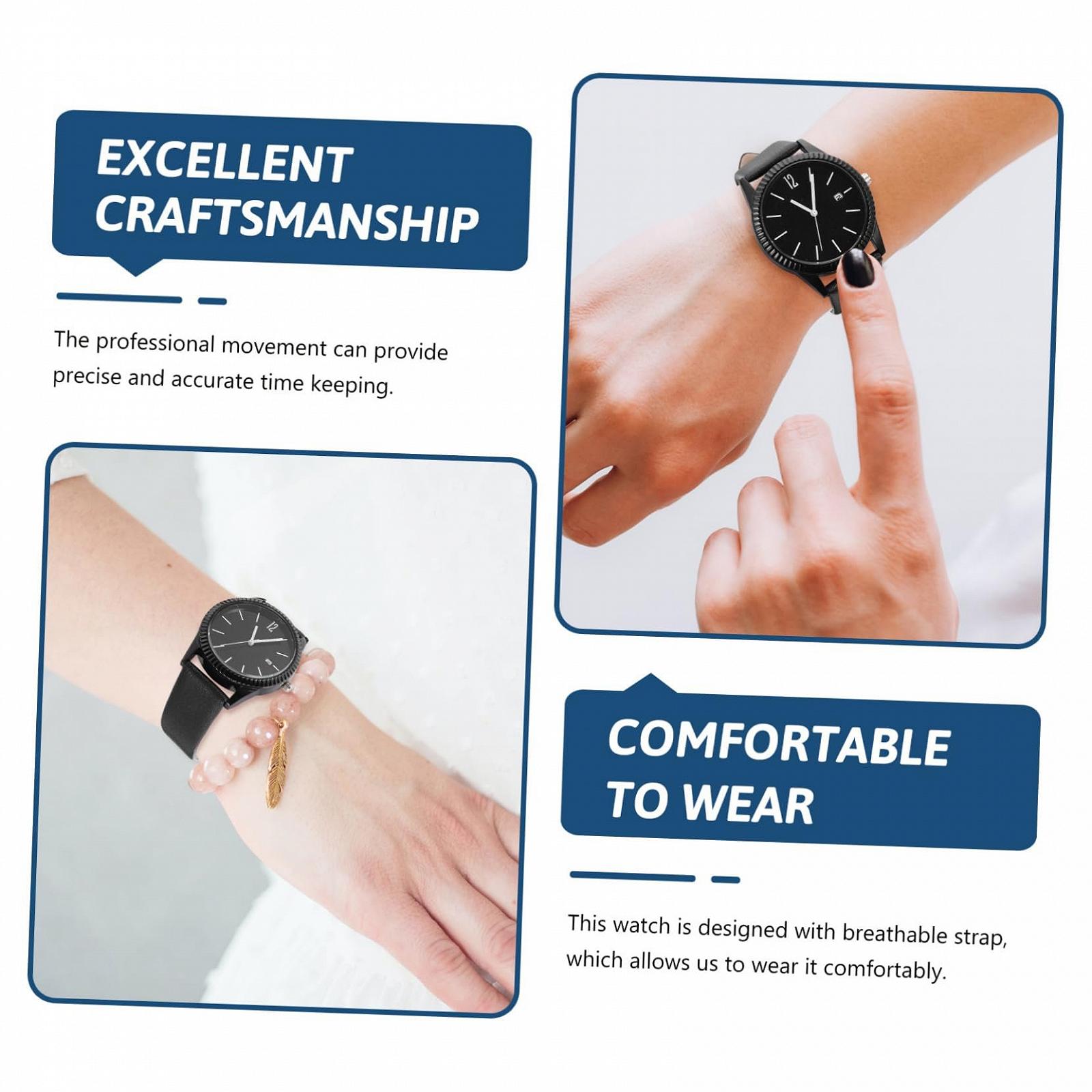 Женские Часы Healvian Светящиеся в темноте с дышащим ремешком, фото №3 Женские Часы Healvian Светящиеся в темноте с дышащим ремешком, фото №3