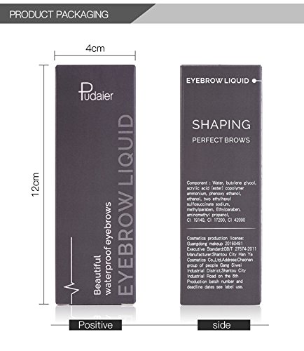 Крем для брів водонепроникний стійкий рідкий гель для брів №3, фото №5 Крем для брів водонепроникний стійкий рідкий гель для брів №3, фото №5