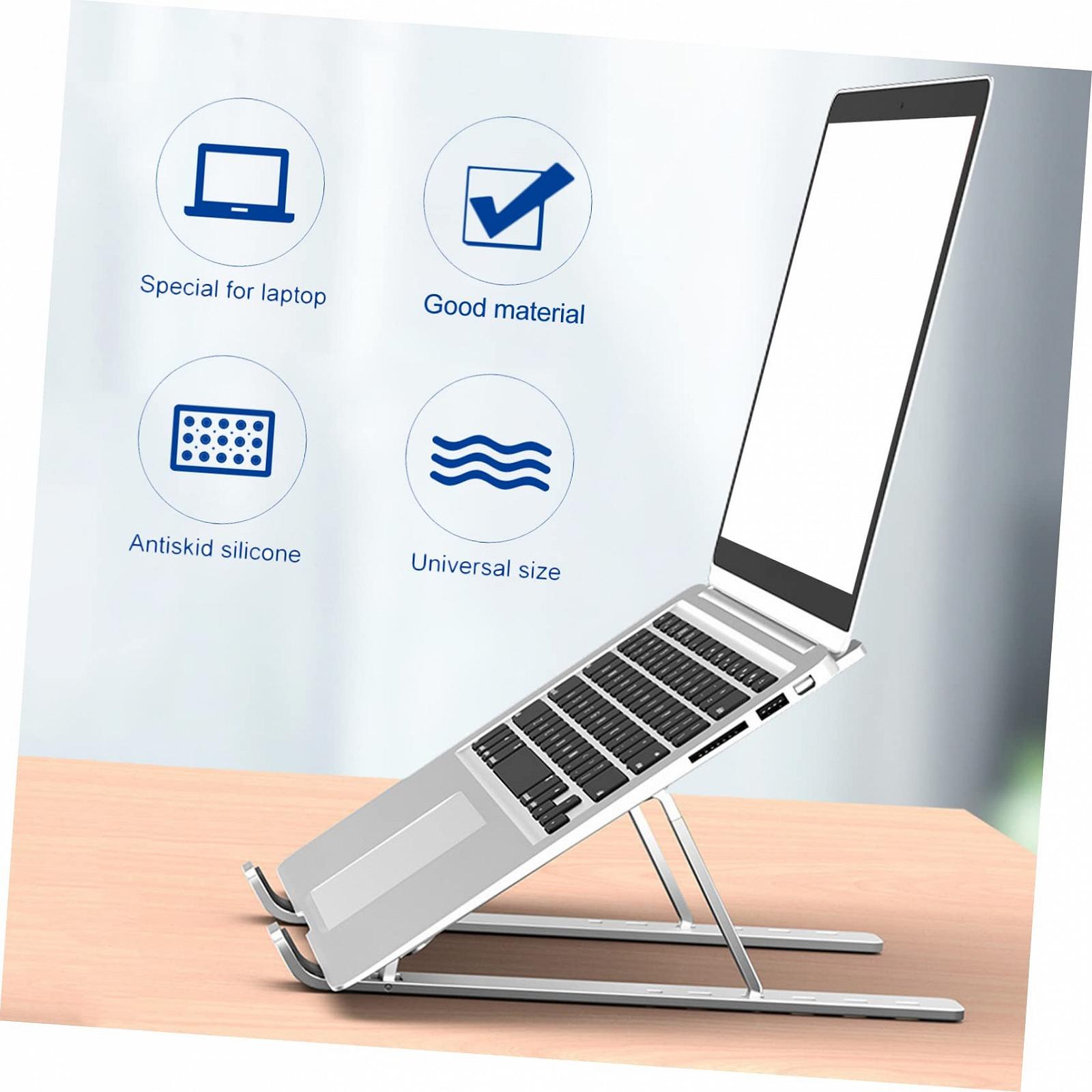 Подставка для ноутбука NUOBESTY Регулируемая по высоте Портативная для ноутбуков Планшетов Просмотра видео Работы, фото №2 Подставка для ноутбука NUOBESTY Регулируемая по высоте Портативная для ноутбуков Планшетов Просмотра видео Работы, фото №2