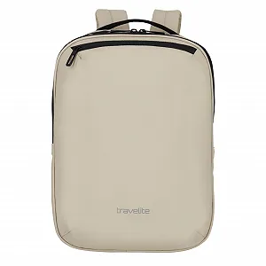Рюкзак Travelite Basics для ноутбука 13" водонепроникний 40 см 12 л 400 г Слонова кістка - Фото 1