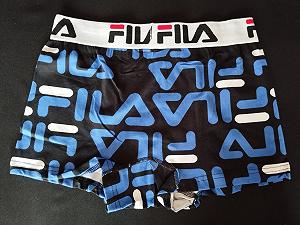 Чоловічі чорні труси боксери Fila synthetic.ua - Фото 1