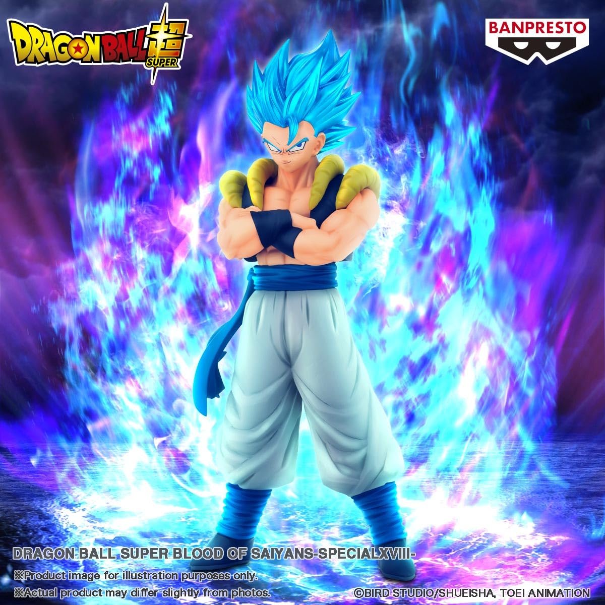 Фігурка Banpresto Dragon Ball Super Gogeta Blood of Saiyans Special XVIII 18 см Multicolour, фото №4