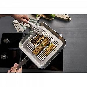 Пательня-гриль ZWILLING Plus 24 x 24 см, срібляста synthetic.ua - Фото 1