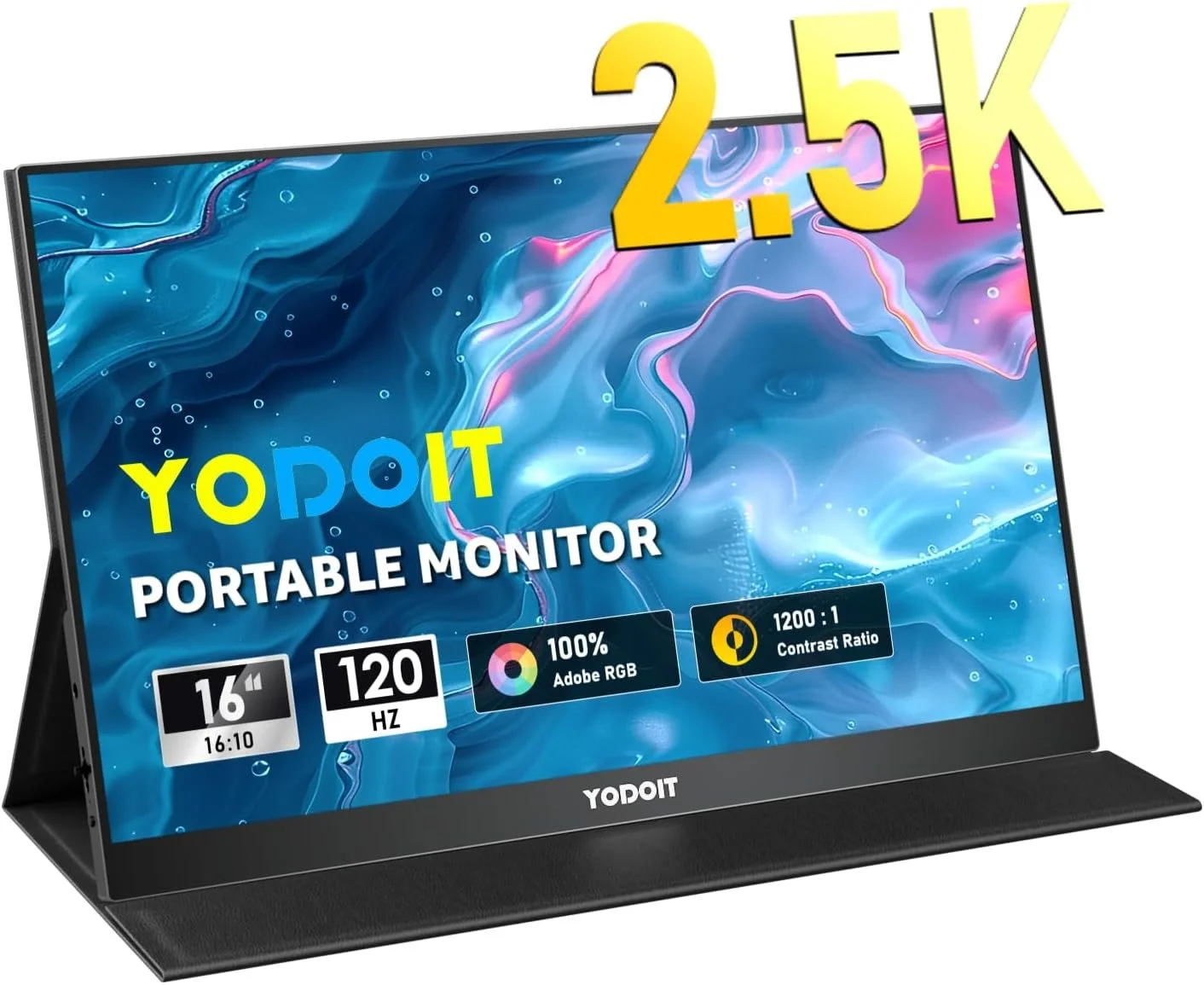Монітор портативний 16" Yodoit PTM16 2K IPS 120 Гц, фото №1