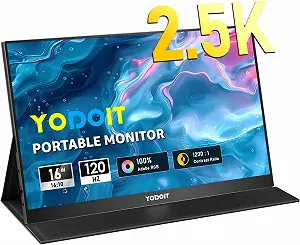 Монітор портативний 16" Yodoit PTM16 2K IPS 120 Гц - Фото 1