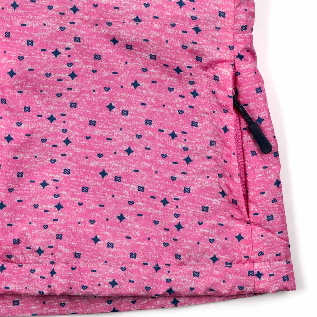 Утепленный дождевик для девочек ALPHADVENTURE Memphis Розовый, размеры от 6 до 14 лет, фото №4