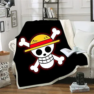 Одеяло Ruiqieor Мягкое одеяло 150 x 200 см, Фланелевое одеяло, Микрофибра, 3D цифровая печать (#02) - Фото 1