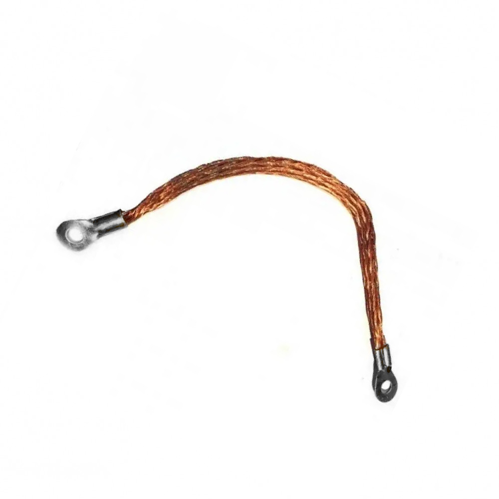 Провод массы плетёнка 500мм с лат након усиленный 35 кв мм ПМ-50У, фото №1