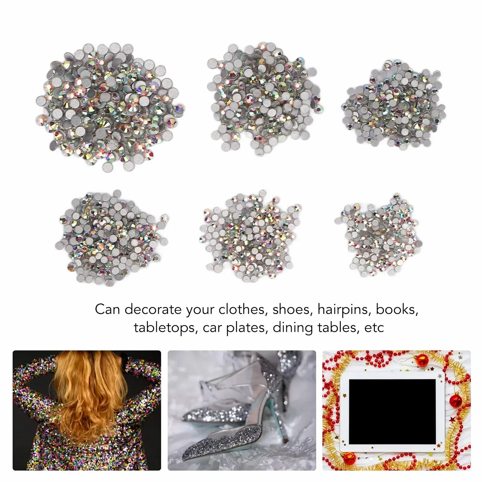 Стрази Crystal Плоскі Декорування Нігтів, фото №2