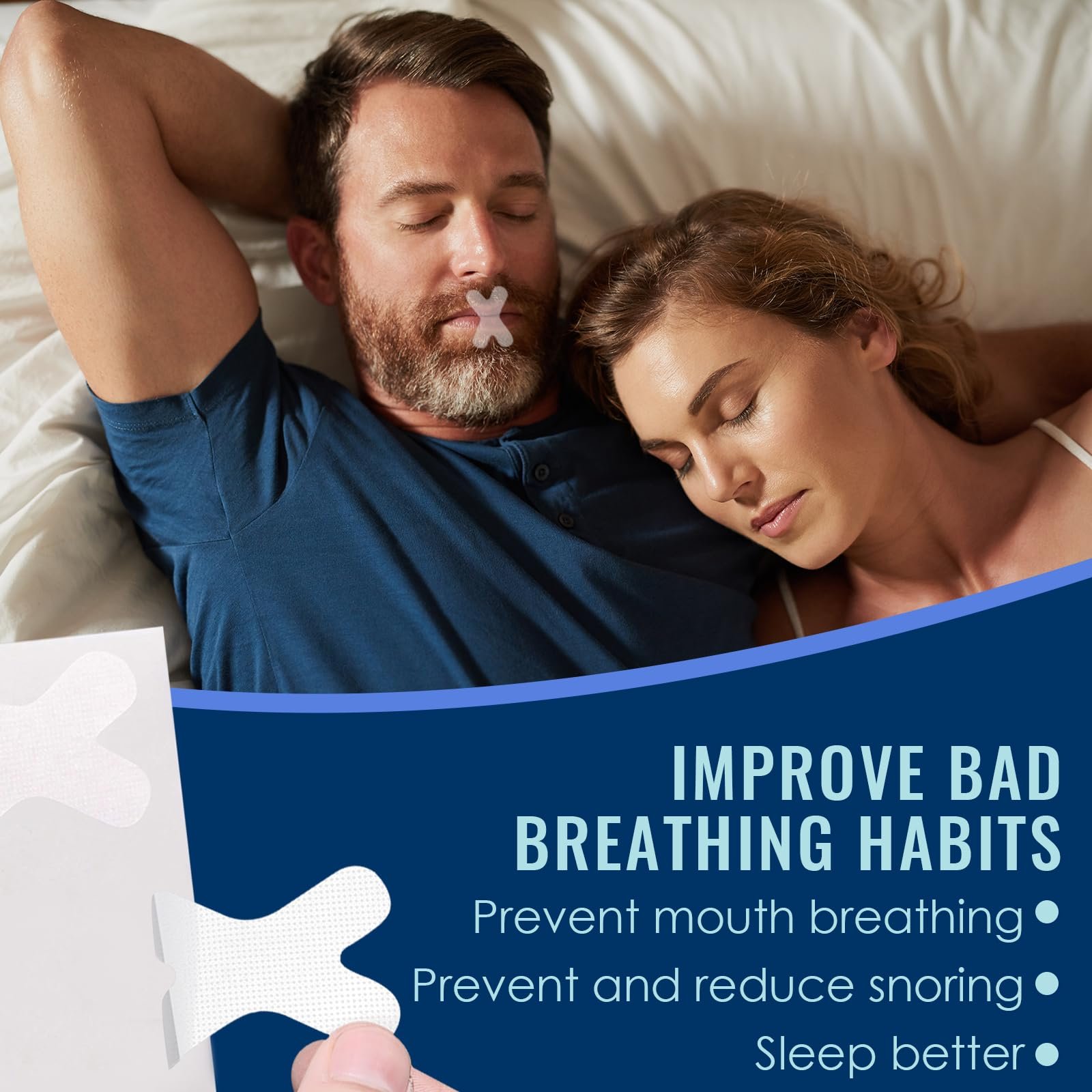 Пластирі від хропіння для рота, 120 шт., фото №7