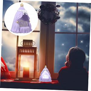 Світильник Warmhm 3 x Котячий Нічник Декор для Дитячої Кімнати Дівчат Настільна Лампа у Формі Кота Дитячі Нічники для Спальні Кауаї Дитяча Лампа для Дитячої Кімнати Тварина Пурпуровий Кристал synthetic.ua - Фото 1