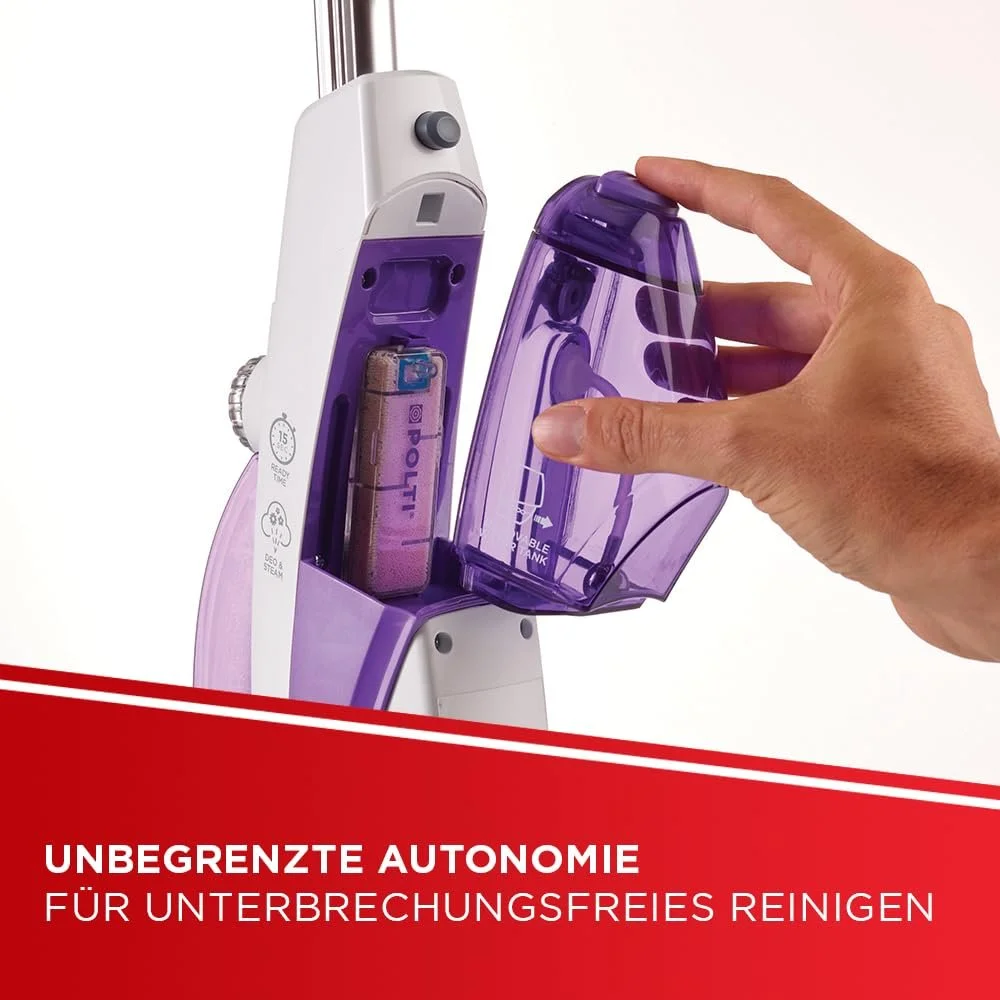 Парова швабра Polti Vaporetto SV440_Double 15-в-1 1500 W 0.3 L head, фото №8