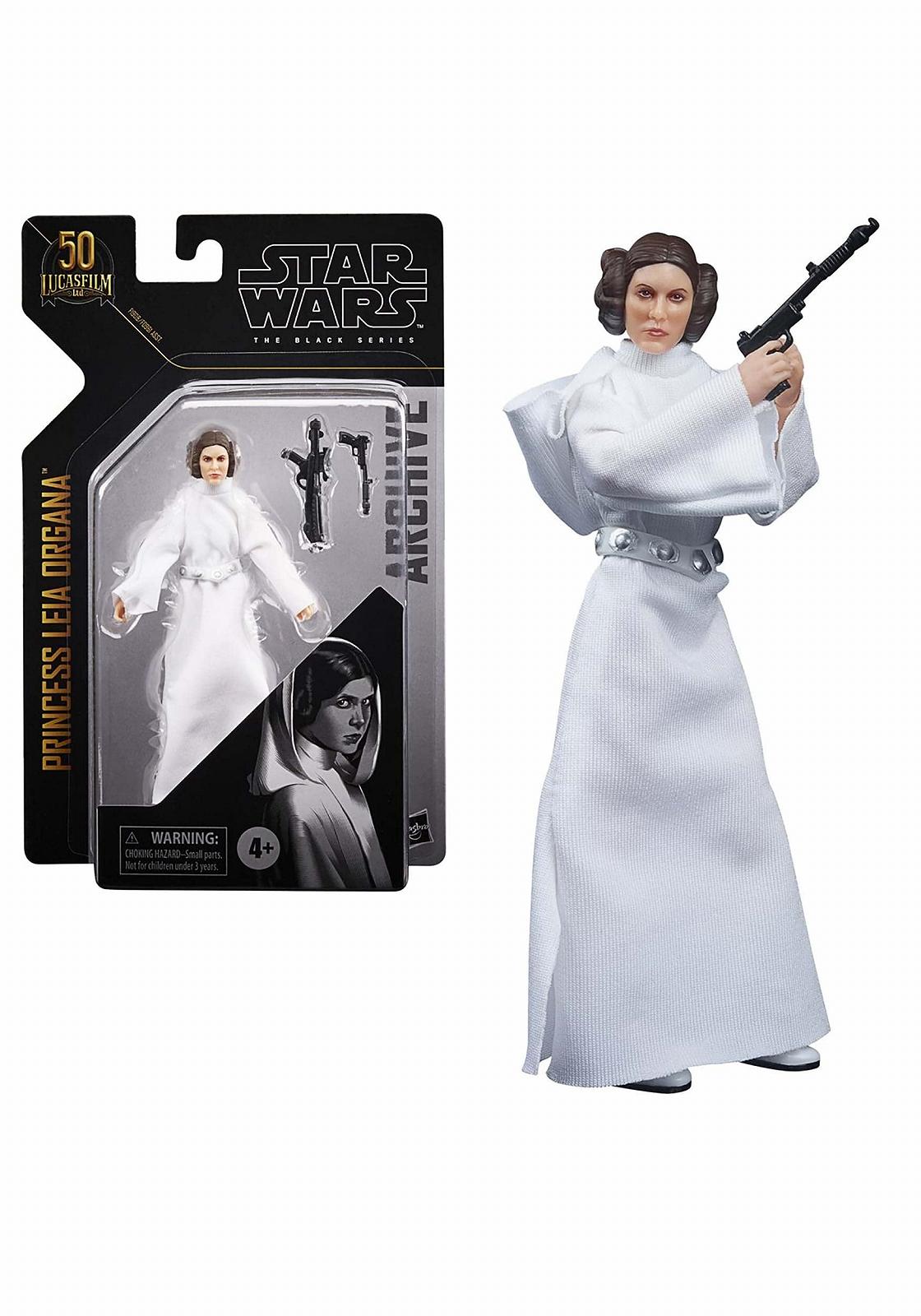Фигурка Star Wars The Black Series Archive Collection Принцесса Лея Органа A New Hope Lucasfilm 50th Anniversary, фото №1