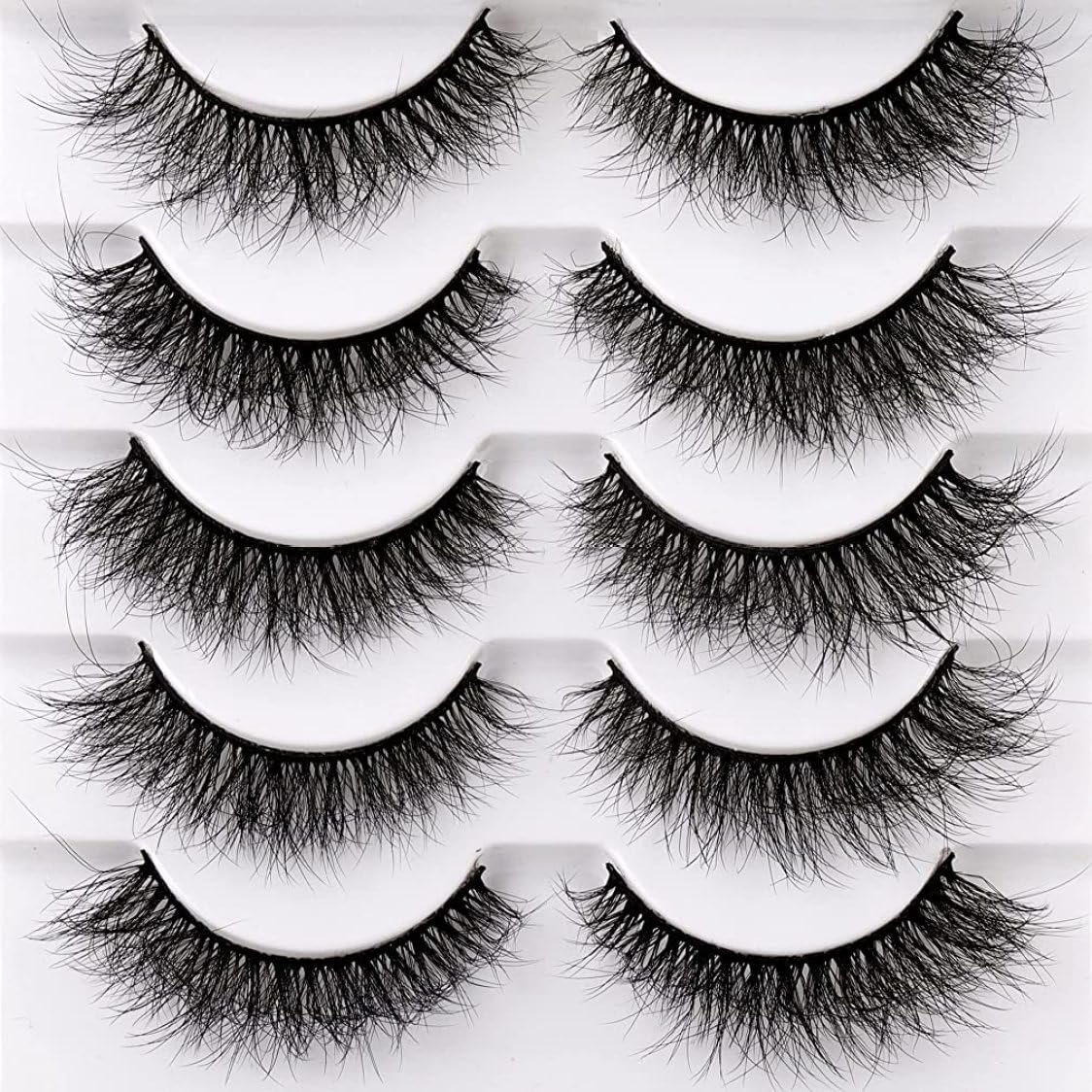 Накладные ресницы 3D Объемные Пушистые Из искусственной норки Натуральные (3D/15 мм), фото №5 Накладные ресницы 3D Объемные Пушистые Из искусственной норки Натуральные (3D/15 мм), фото №5