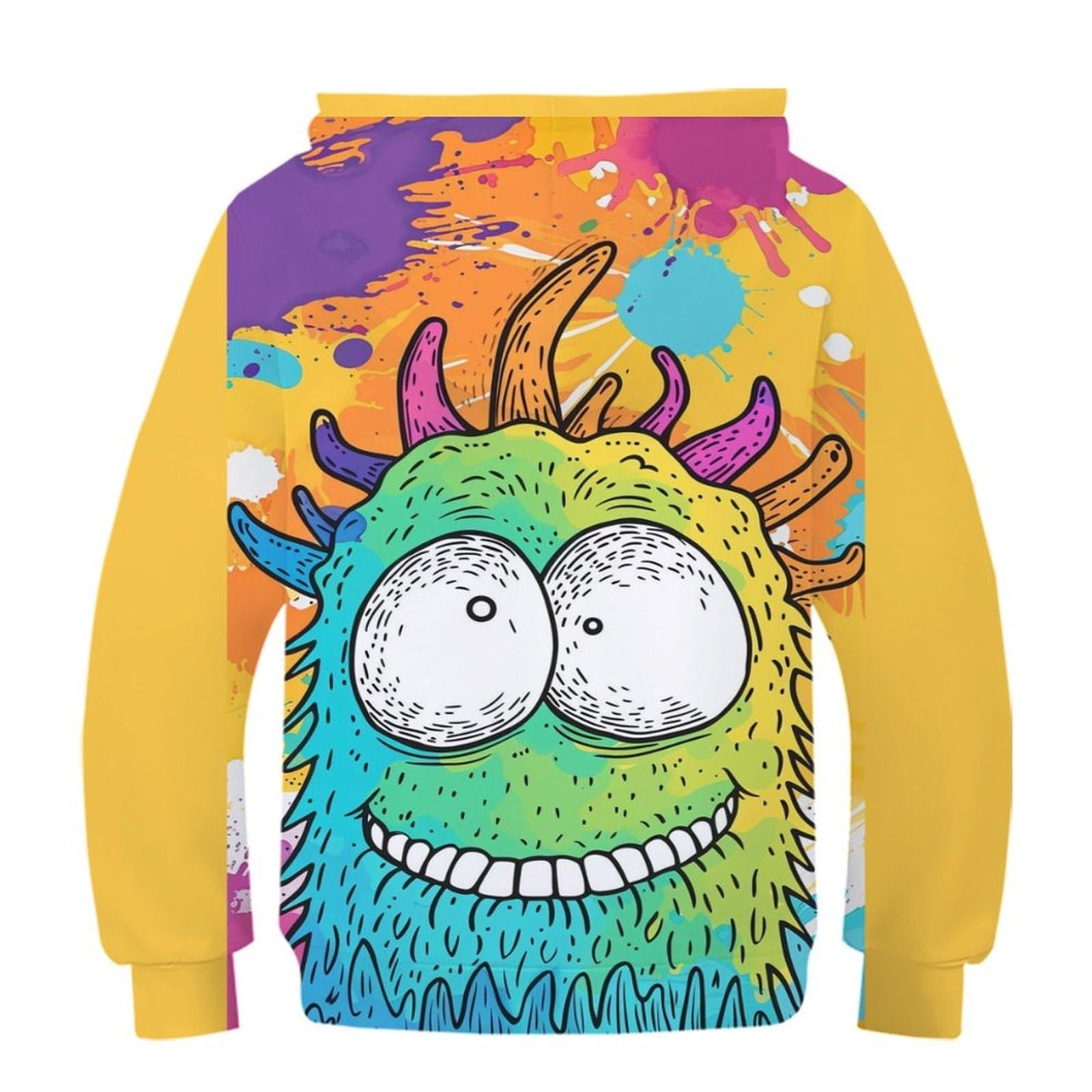 Худі Rainbow Cartoon для хлопчиків і дівчаток 3D принт Толстовка дитяча з капюшоном, фото №3