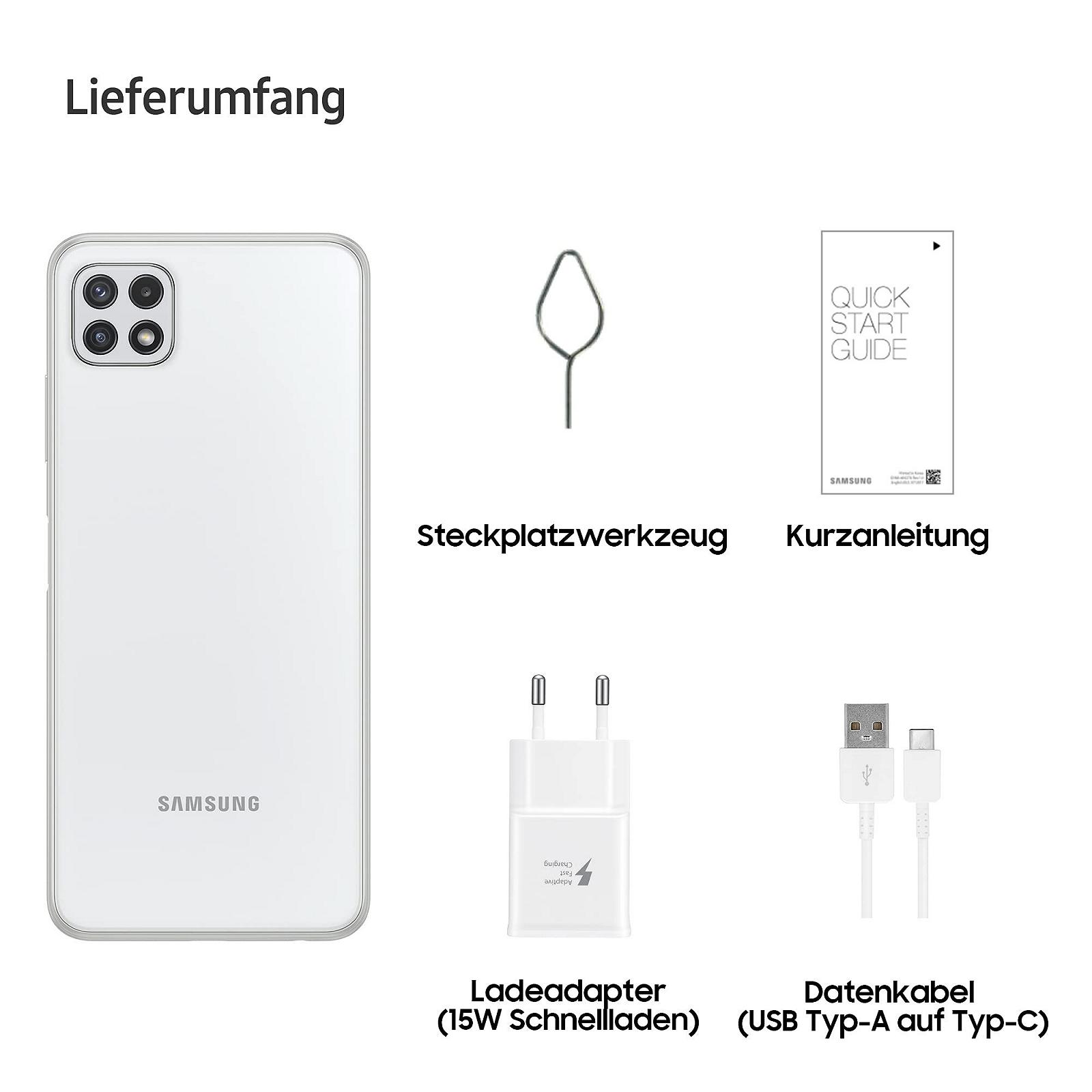 Смартфон Samsung Galaxy A22 5G 6.6", 128 GB, Белый, фото №6