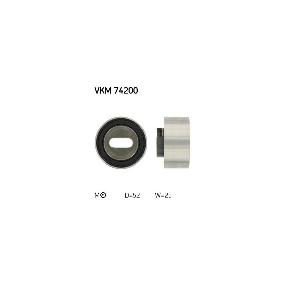 Ролик натяжителя ремня ГРМ SKF VKM 74200 для MAZDA HYUNDAI KIA, фото №1