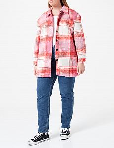 Жакет ONLY Carmakoma Caranja Check Shacket OTW synthetic.ua - Фото 1