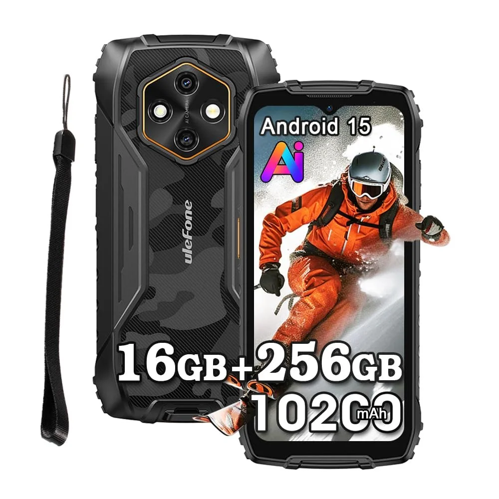 Смартфон Ulefone Rugking 4 Pro 16ГБ + 256ГБ/2ТБ 48Мп + 8Мп 6.56'' HD+ 120Гц 10200мАч IP68 4G/5G, фото №1