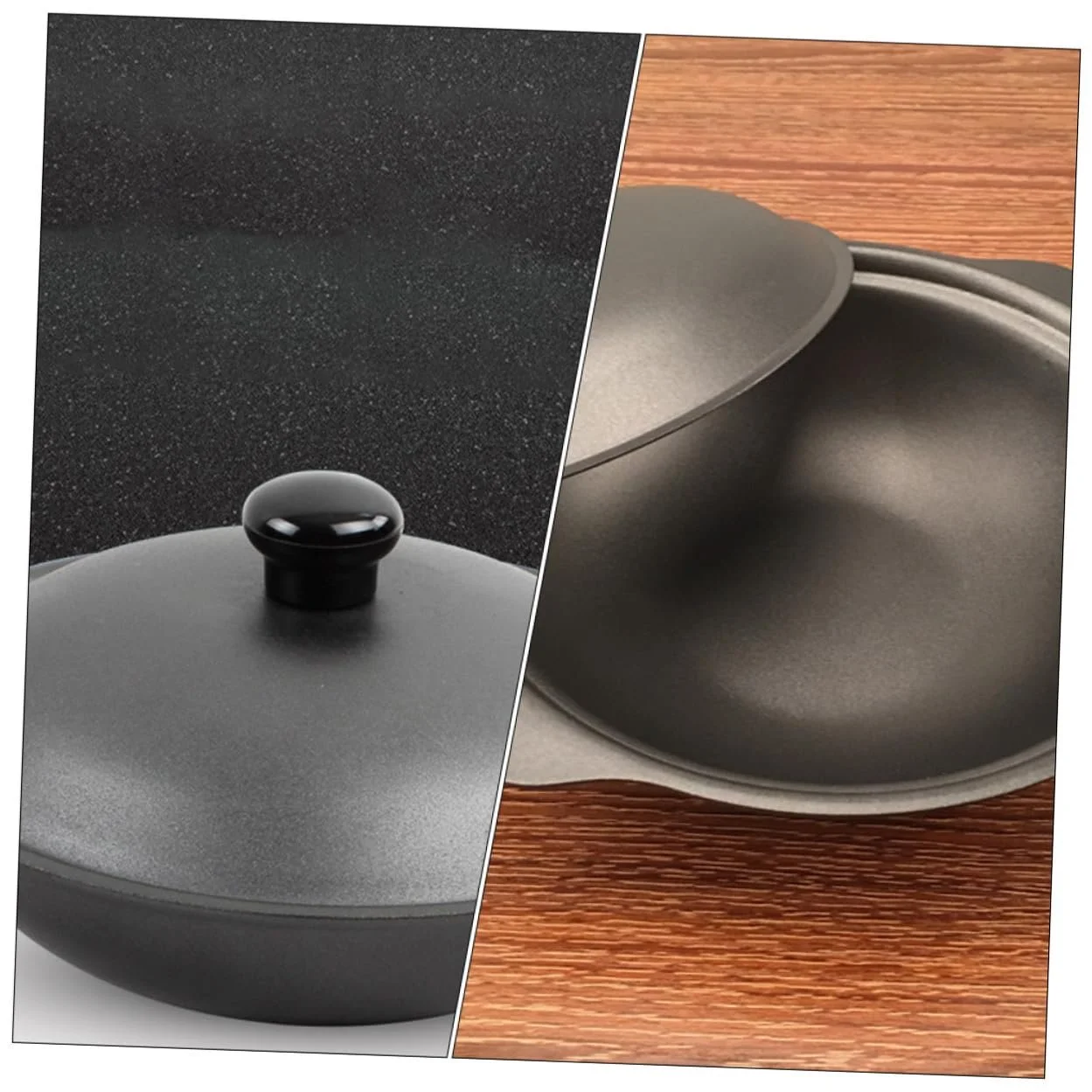 Чавунна каструля Veemoon з кришкою Жовта, фото №8 Чавунна каструля Veemoon з кришкою Жовта, фото №8