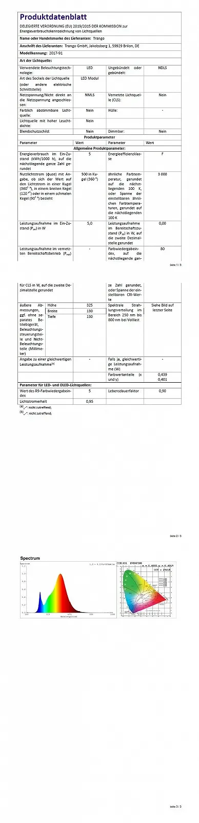 Настільна лампа Trango 2017-91A WAVE LED 5 Вт 400 лм 3000 K Чорний / Антрацит, фото №9