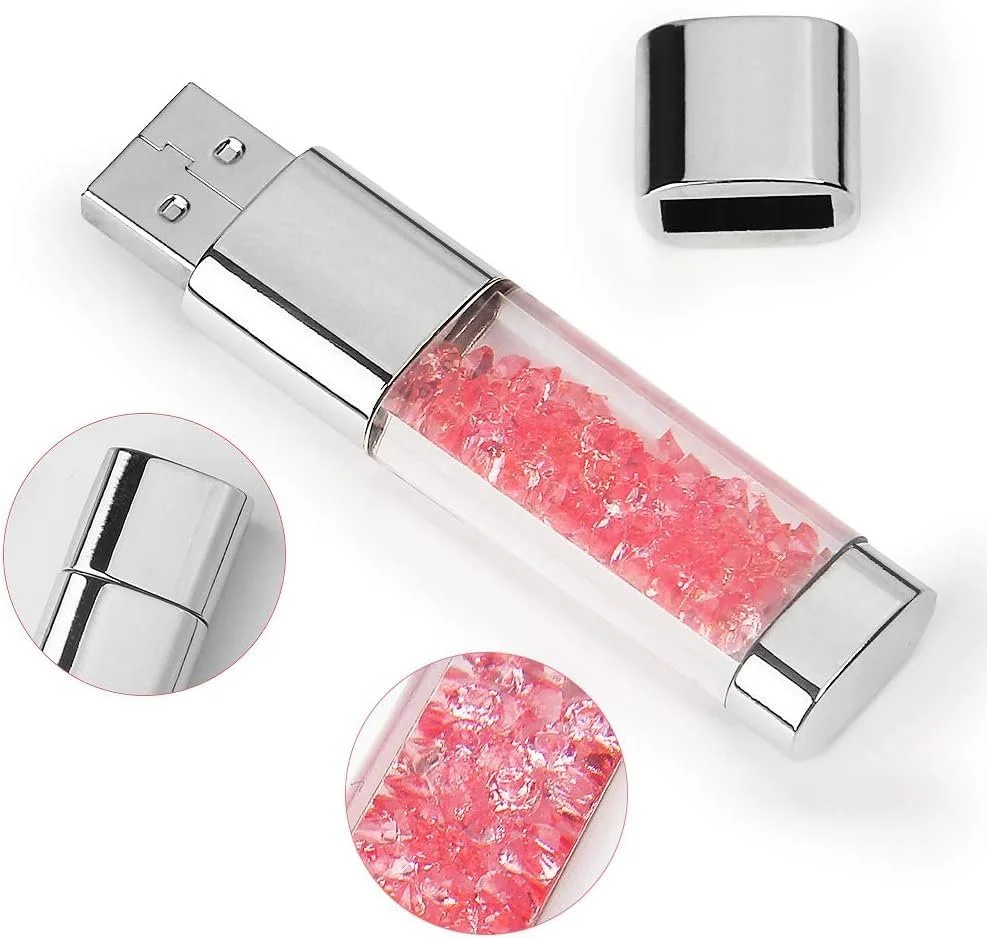 USB-накопичувач 32GB USB 2.0 Cute Pink Crystal Рожевий, фото №3 USB-накопичувач 32GB USB 2.0 Cute Pink Crystal Рожевий, фото №3