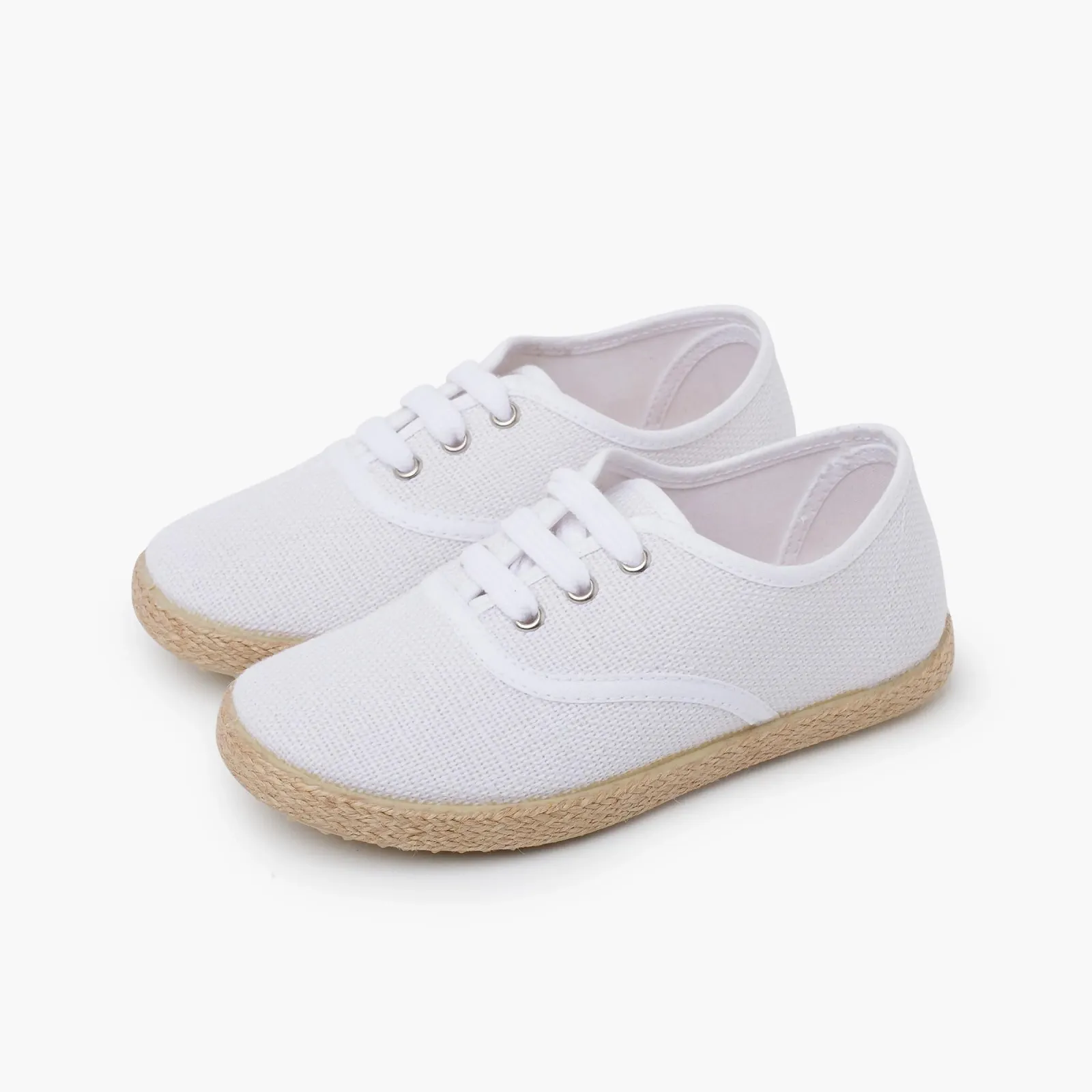 Тканевые на шнуровке с подошвой эспадрильи Pisamonas, фото №4