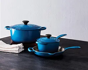 Сковорідка Le Creuset Signature з залізною ручкою, 11-3/4 дюйми, Марсель synthetic.ua - Фото 1
