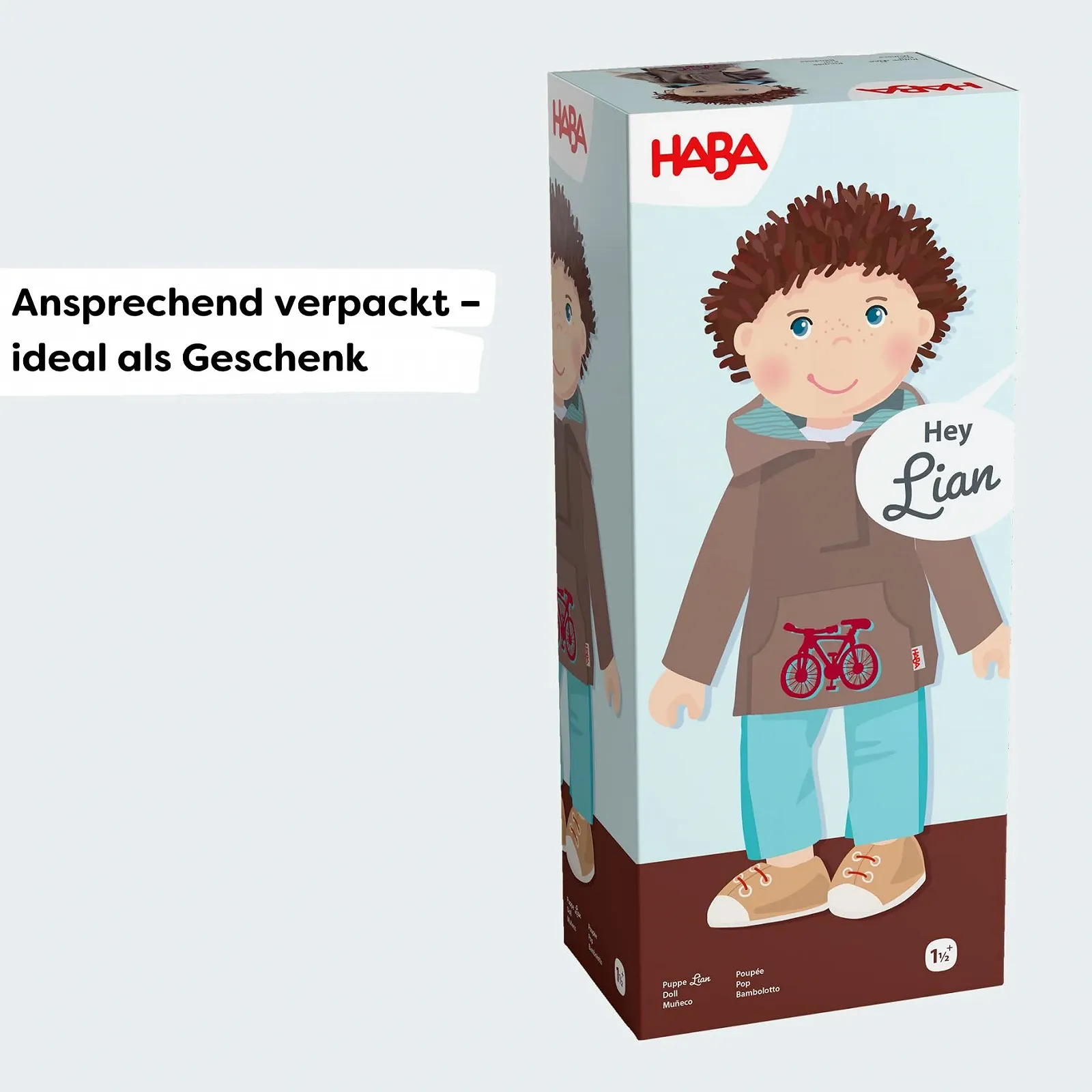 Лялька HABA Lian М'яка ганчіркова лялька 30 см, фото №5 Лялька HABA Lian М'яка ганчіркова лялька 30 см, фото №5