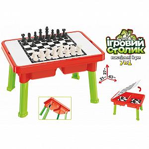 Детский столик Набор настольных игр Технок 9604TXK Развивающий игор 7 synthetic.ua - Фото 1