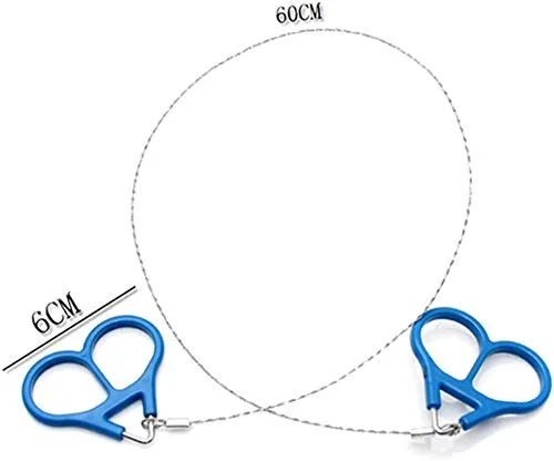 Пила ручна Tbrand портативна для виживання, нержавіюча сталь, фото №4
