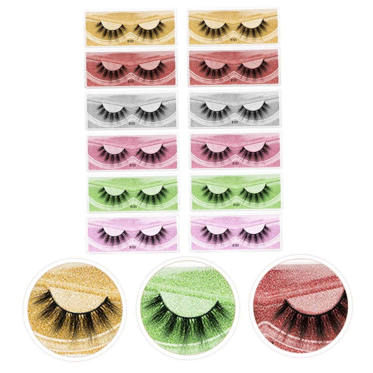 Комплект Angoily 3D 12 пар густі накладні вії, фото №2