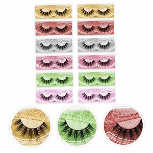 Комплект Angoily 3D 12 пар густые накладные ресницы synthetic.ua - Фото 1