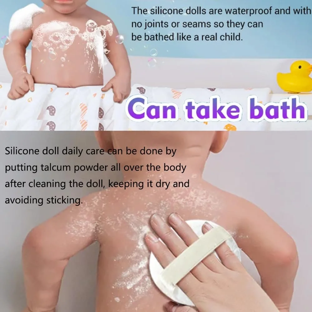 Кукла Abenduot, 11 дюймов, полностью силиконовая, анатомически правильная, мягкая силиконовая кукла Reborn для детей, для коллекционирования на день рождения, фото №7