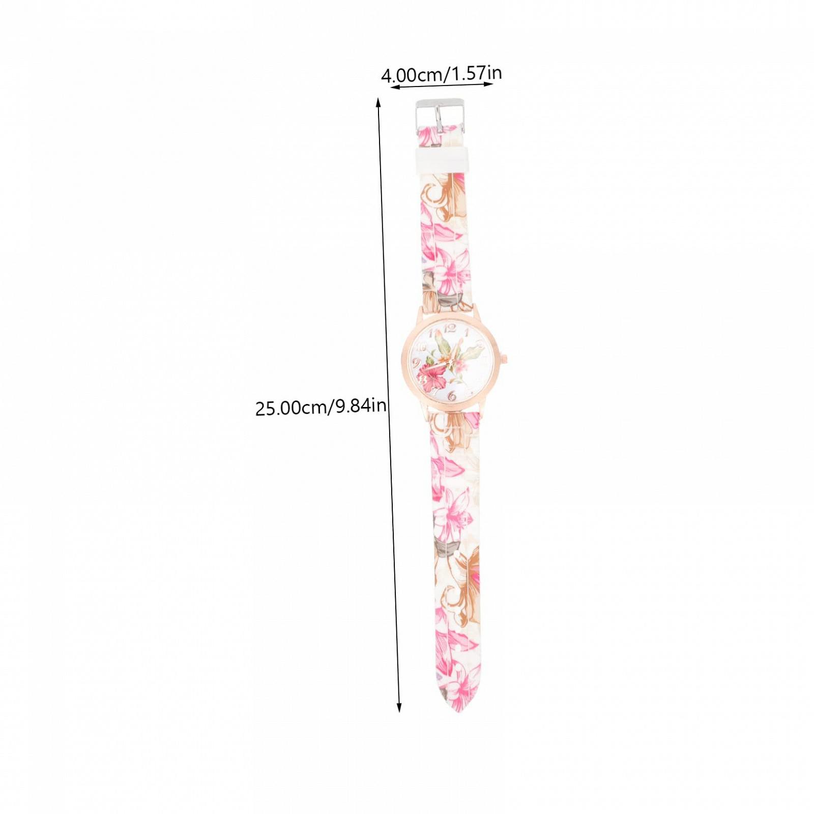 Кварцевые часы PartyKindom для женщин с прочным силиконовым ремешком, фото №8