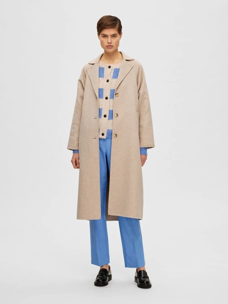Пальто SELECTED FEMME Женское шерстяное, фото №5 Пальто SELECTED FEMME Женское шерстяное, фото №5