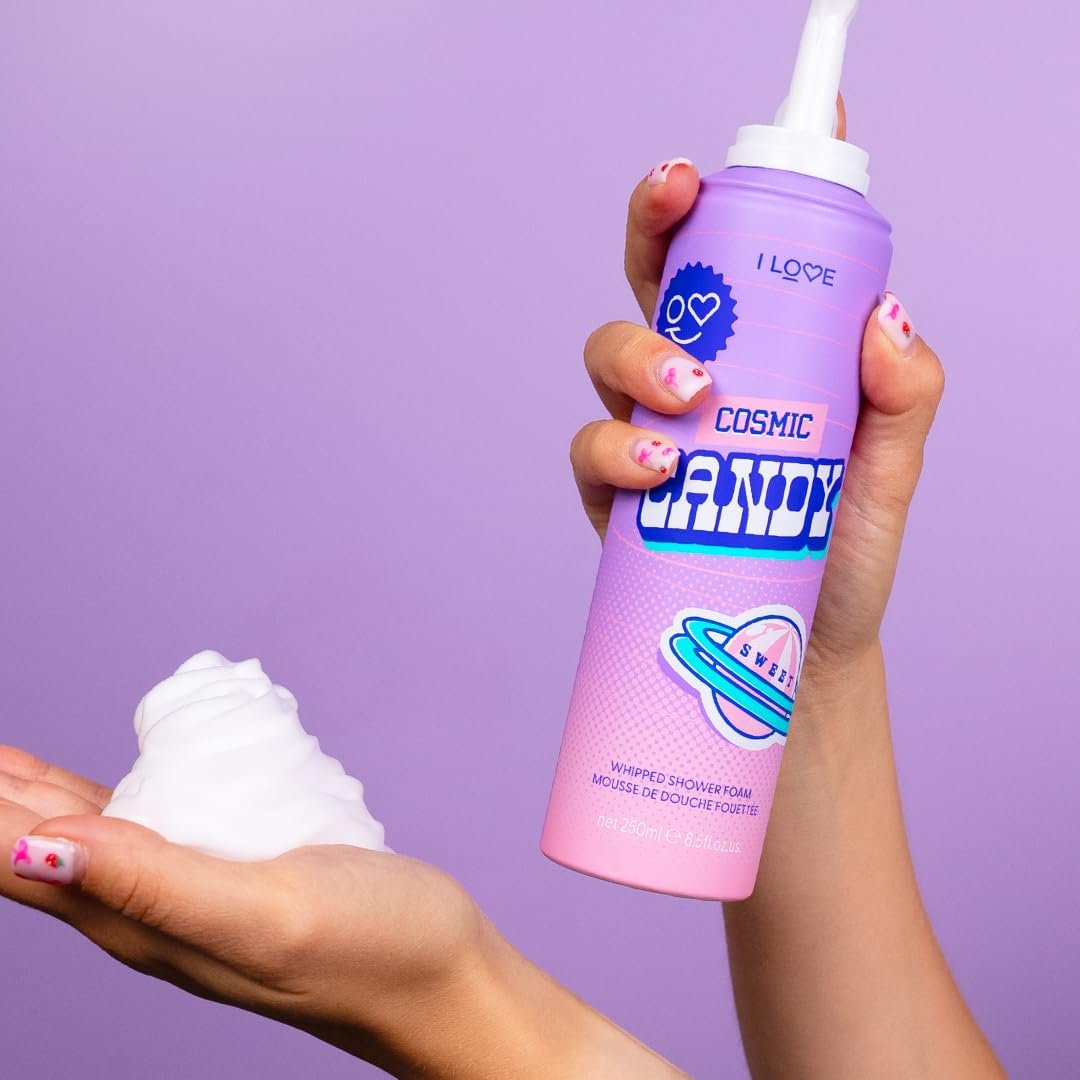 Піна для душу I LOVE Cosmic Candy з ароматом цукрової вати 250 мл, фото №3 Піна для душу I LOVE Cosmic Candy з ароматом цукрової вати 250 мл, фото №3