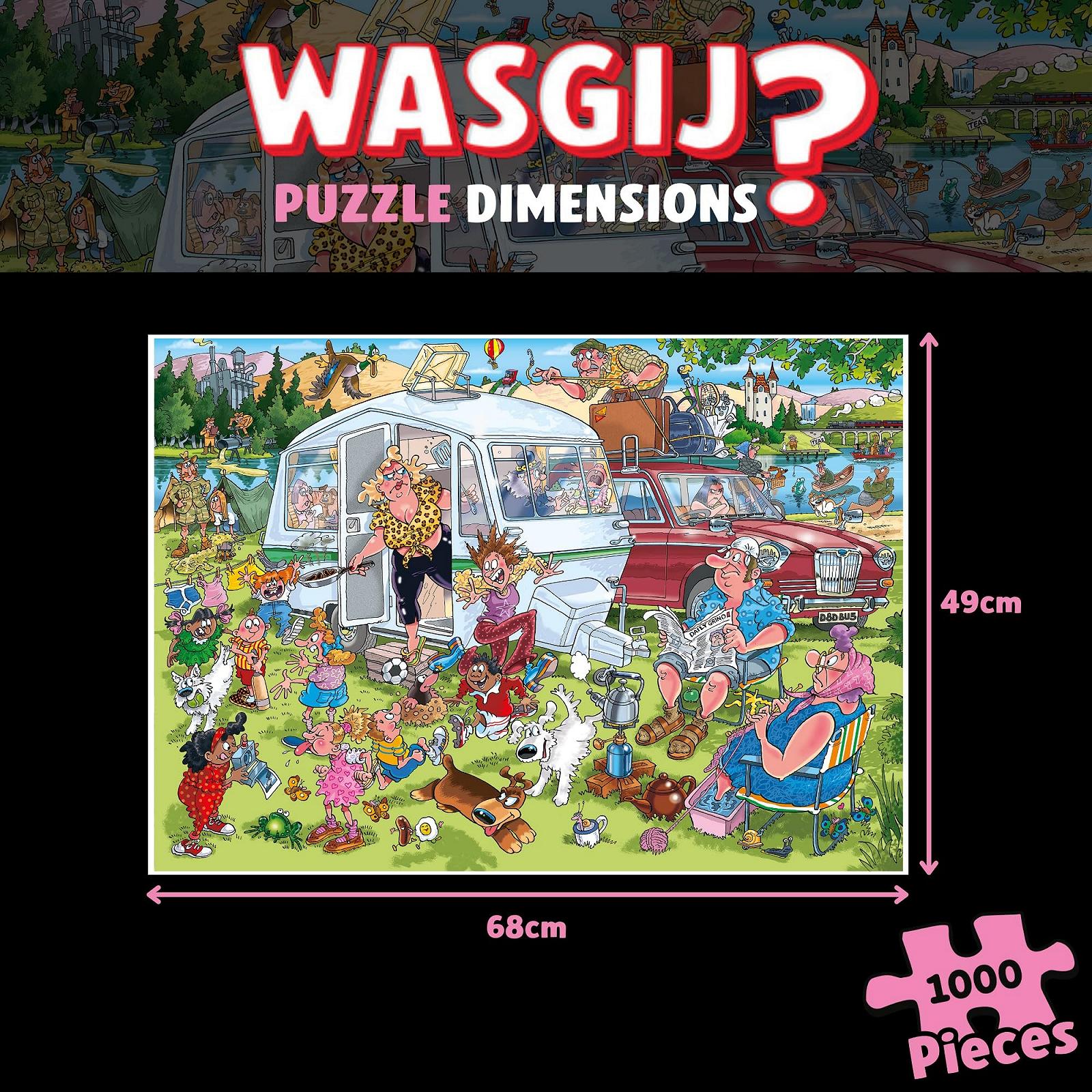 Пазл Wasgij Destiny 29 Perfect Pitch - On the Camping 1000 элементов, фото №1